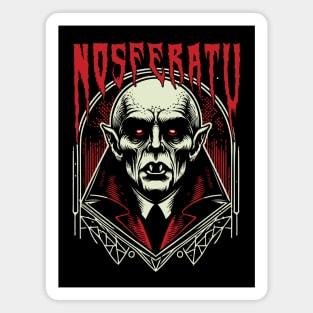 Nosferatu Horror Style Original Art Magnet